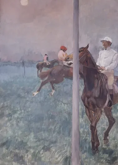 Jockeys Before the Race