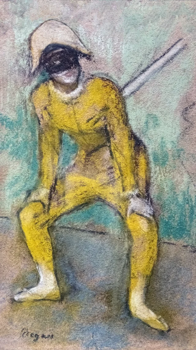 El Arlequín amarillo, Edgar Degas