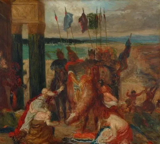 L'Entrée des croisés à Constantinople