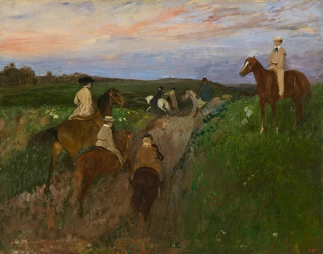 La Promenade à cheval, Edgar Degas