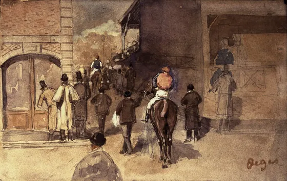 La sortie du pesage