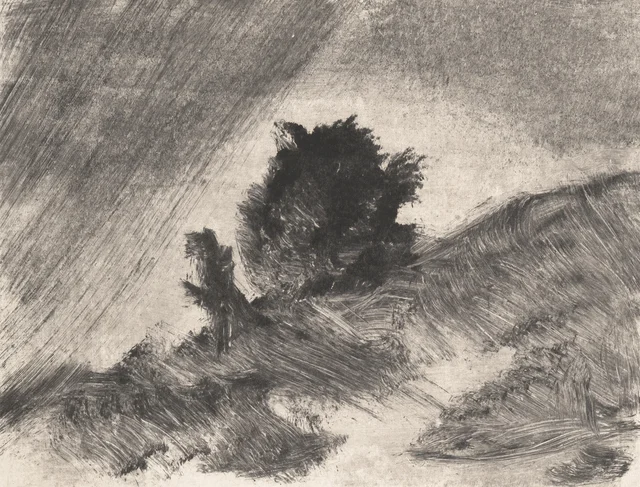 Landscape, Edgar Degas