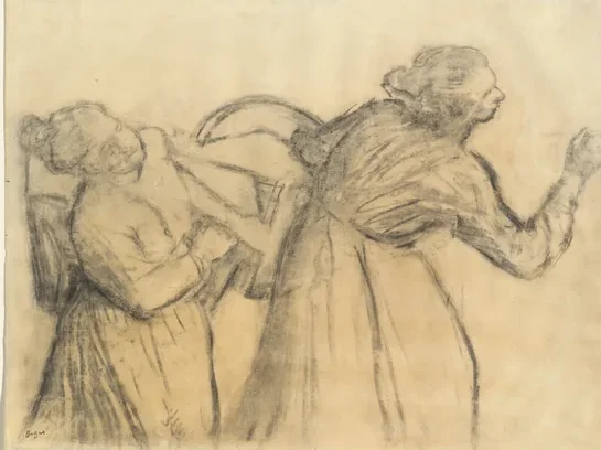 Laundress Carrying Linen