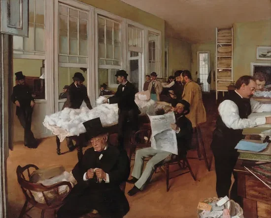 Le Bureau de coton à La Nouvelle-Orléans