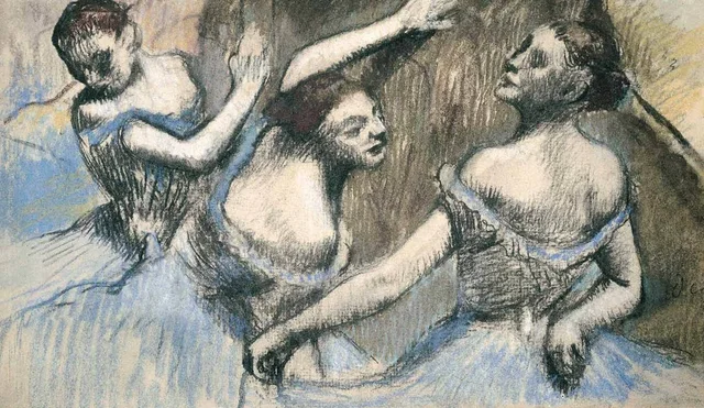 Las bailarinas, Edgar Degas