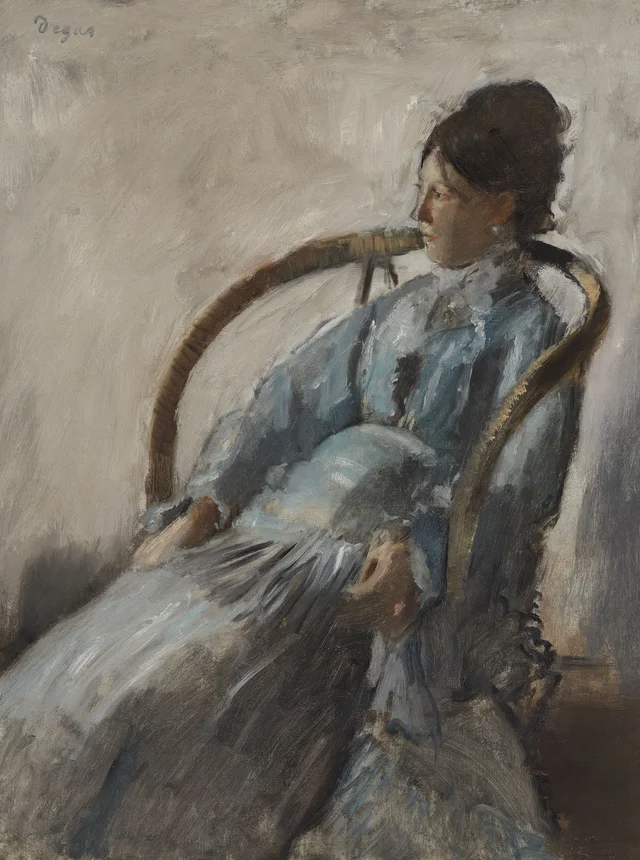 Madame de Nittis, Edgar Degas