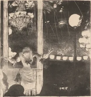 Mademoiselle Bécat at the Café des Ambassadeurs, Paris