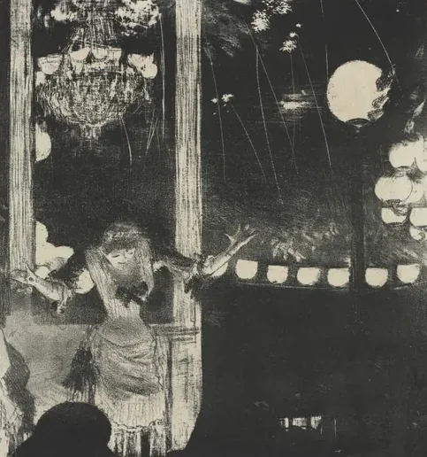 Mlle Bécat at the Café des Ambassadeurs