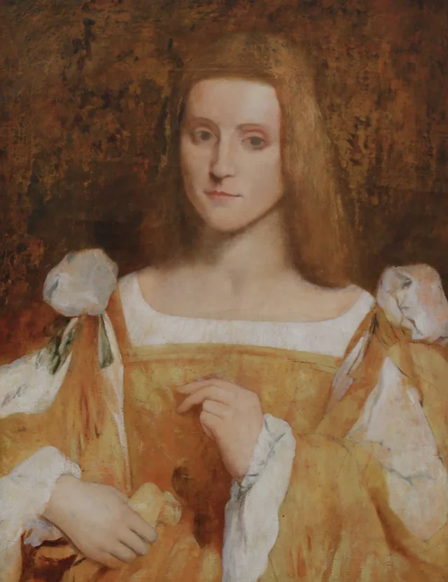 Retrato de mujer según Caroto