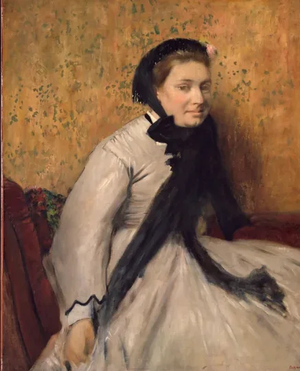 Portrait of a Woman in Gray