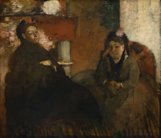 Portrait of Mme. Lisle and Mme Loubens