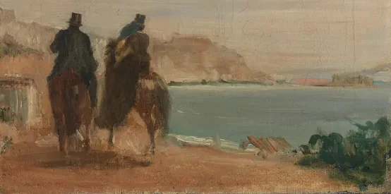 Promenade au bord de la mer