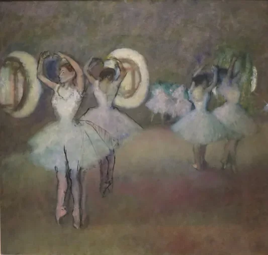 Répétition au foyer de la danse