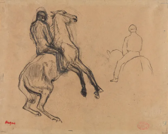 Studies of a Horse and Rider