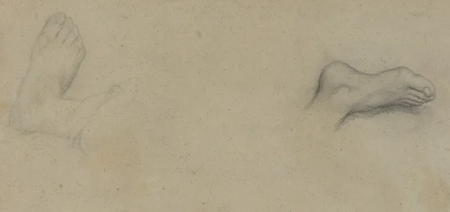 足の習作［裏］