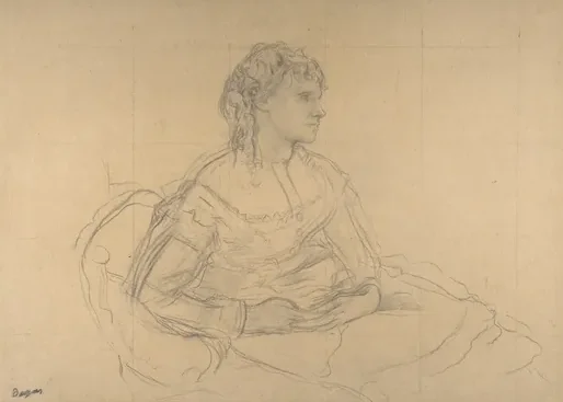 Study for “Madame Théodore Gobillard” (Yves Morisot)