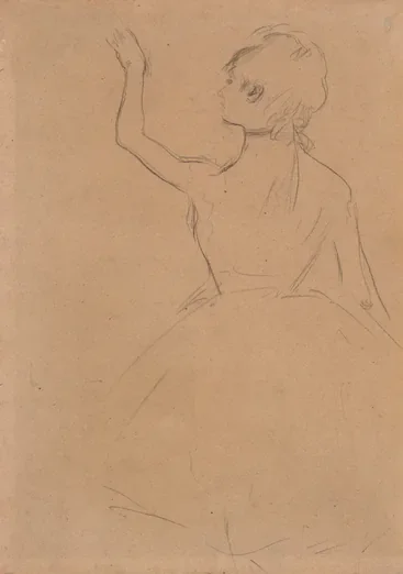 Study of a Ballet Dancer seen from the Back