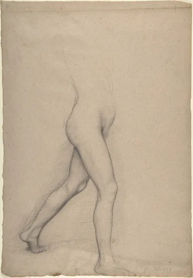 Study of a Girl's Legs for the painting "Young Spartans"