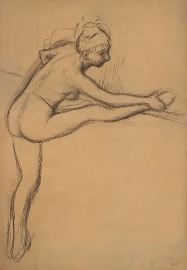 Study of a Nude (Dancer at the Barre)