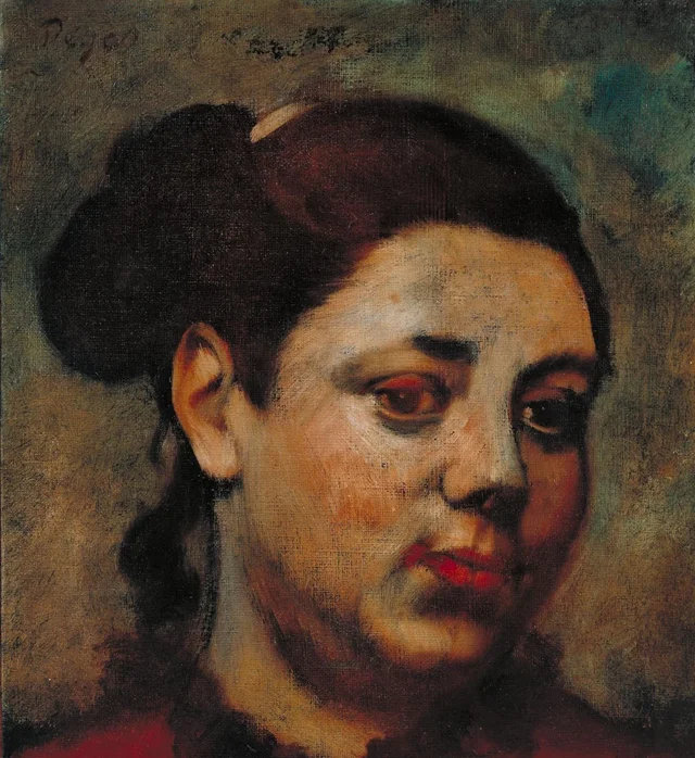 Tête de femme, Edgar Degas
