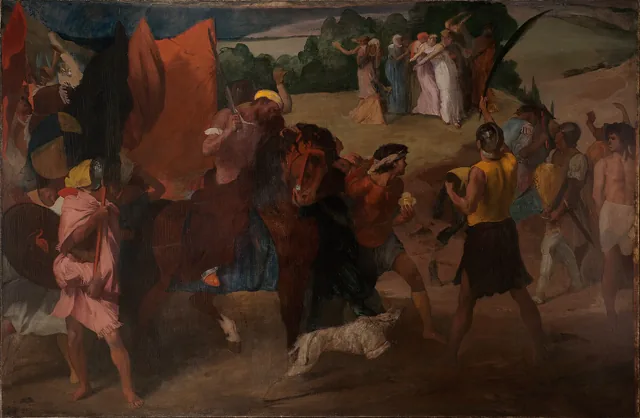 La hija de Jefté, Edgar Degas
