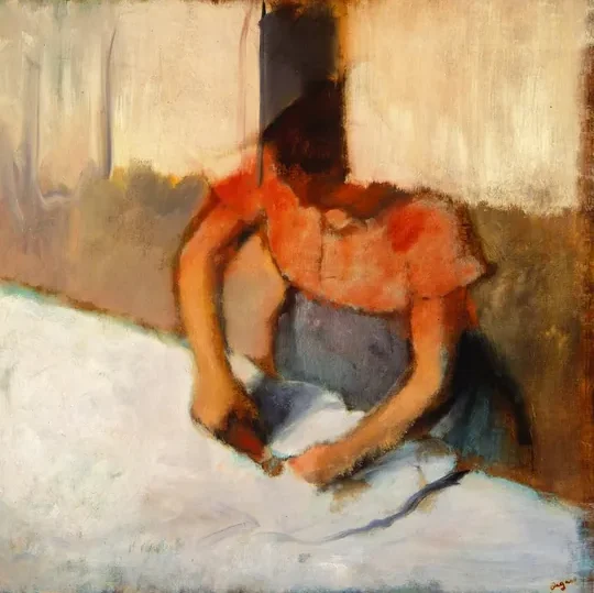 La Blanchisseuse repassant