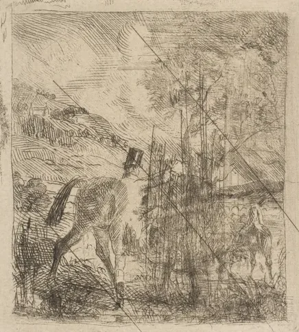 The Sportsman Mounting His Horse