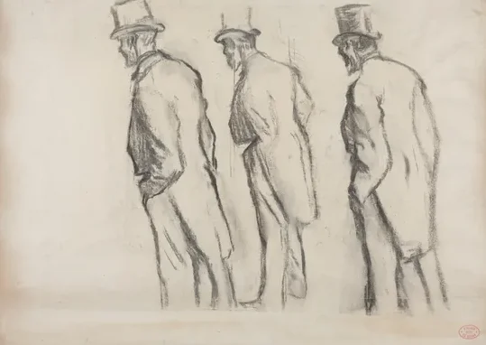 Three Studies of Ludovic Halévy Standing
