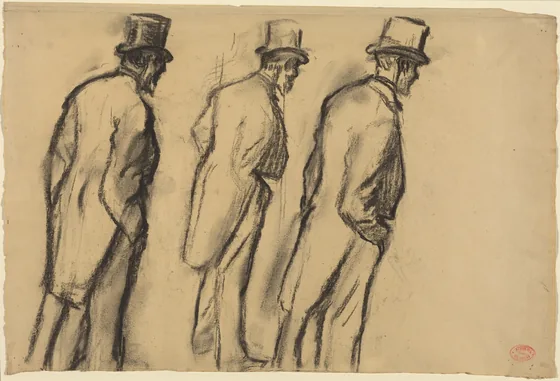 Three Studies of Ludovic Halévy Standing