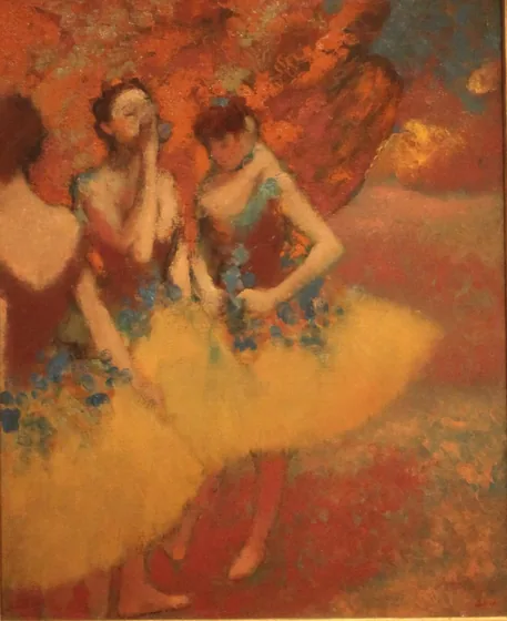 Trois danseuses, jupes jaunes