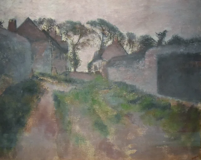 Calle de pueblo. Saint-Valéry-sur-Somme, Edgar Degas