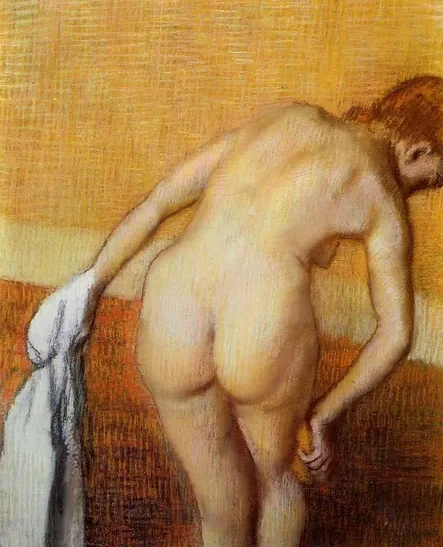 Woman bathing