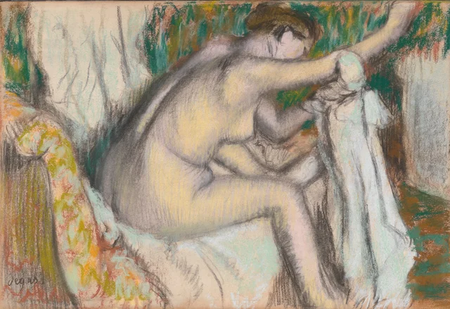 Femme s'essuyant le bras, Edgar Degas