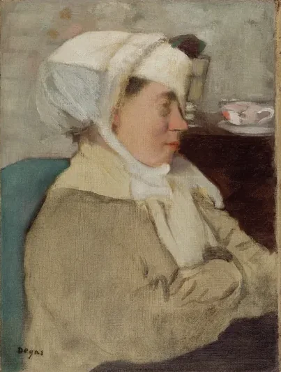 Woman with a Bandage