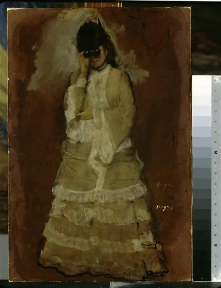 Woman with Opera Glasses