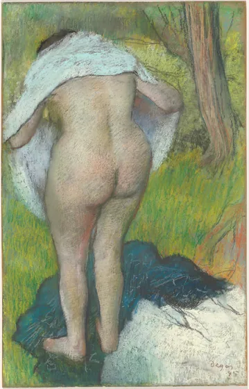 Young Woman Dressing Herself