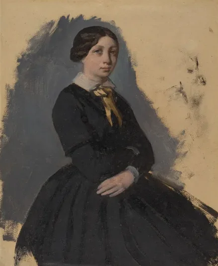 Young Woman in Black