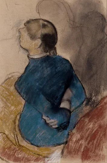 Young Woman in Blue