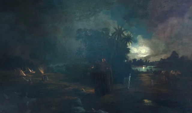 El campamento brasileño en el Chaco, Edoardo De Martino