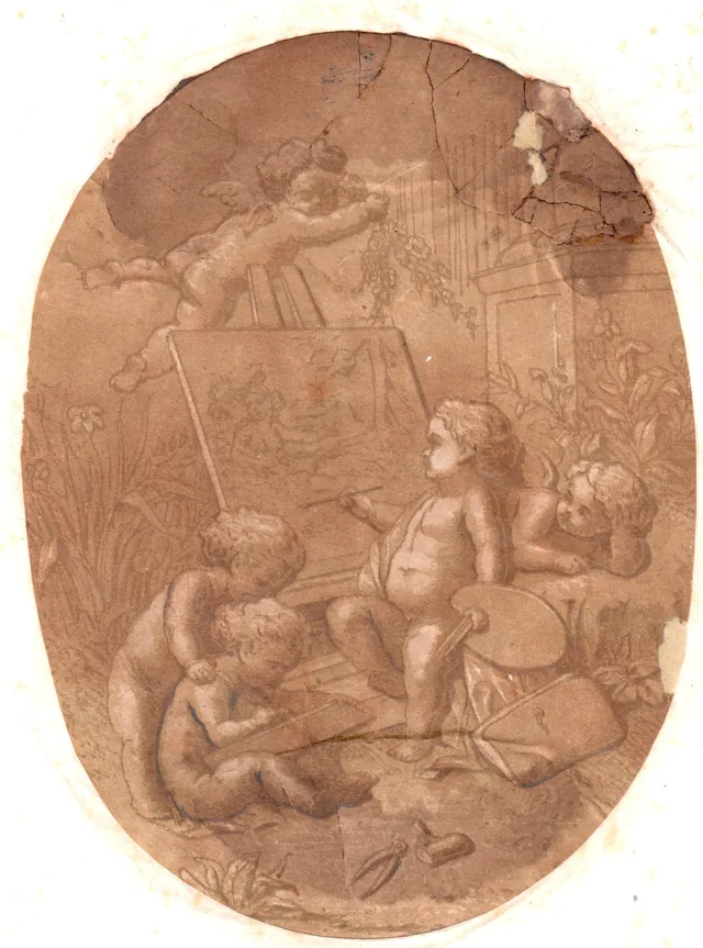 Crianças pintoras