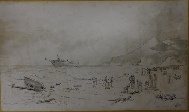 Wreck of the Corvette Donna Isabel, Edoardo De Martino