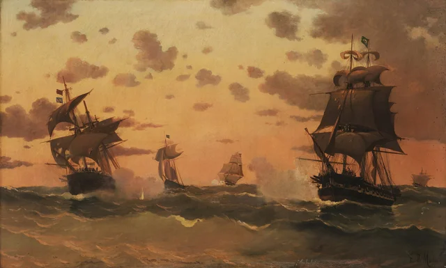 La rendición de la corbeta General Dorrego