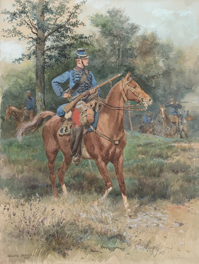 Caçador a cavalo, Édouard Detaille