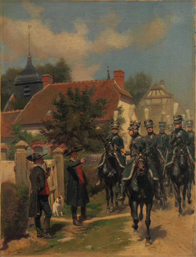 Gendarmes d'ordonnance, Édouard Detaille