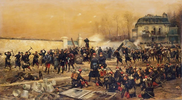 La defensa de Champigny, Édouard Detaille