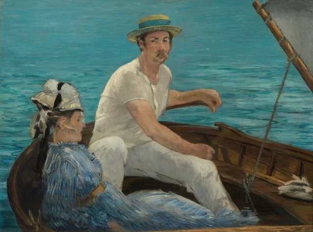 En barca, Édouard Manet