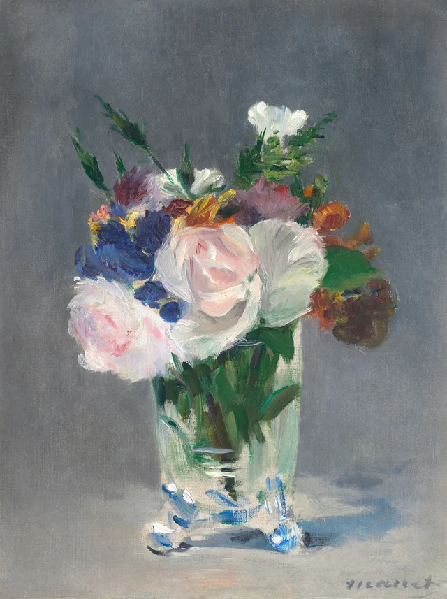 Flowers in a Crystal Vase, Édouard Manet
