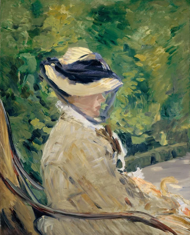 La señora Manet en Bellevue, Édouard Manet