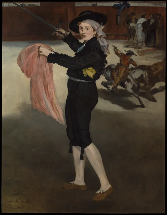 Mademoiselle V. . . in the Costume of an Espada