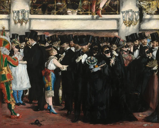 Baile de máscaras na Ópera, Édouard Manet
